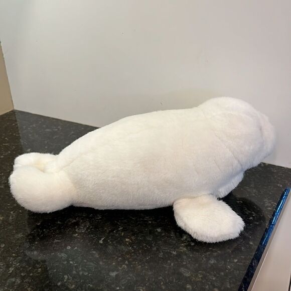 Walt Disney World Disney's Living Seas Epcot White Seal Plush Stuffed Animal 15" - Picture 7 of 9